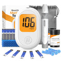 Smyeviva Blood Glucose Monitor Kit, Glucometer with 100 Test Strips and 100 Lancets for Home Use