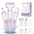 smyeviva 5 in 1 electric razor for women electric bikini trimmer rechargeable cordless painless shaver for women