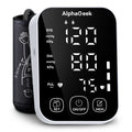 AlphaGeek Blood Pressure Monitor, Upper Arm Blood Pressure Machine for Home Use, Adjustable BP Cuff 8.6"-16.5", FDA Approved, Two Power Supply, Large LCD Display for 2 Users