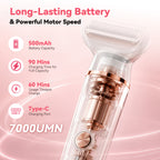 JTF Smyeviva Electric Razor for Women 4 in 1 Electric Bikini Trimmer Rechargeable Portable Shaver for Women White