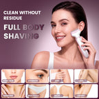 smyeviva 5 in 1 electric razor for women electric bikini trimmer rechargeable cordless painless shaver for women