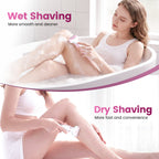 smyeviva 5 in 1 electric razor for women electric bikini trimmer rechargeable cordless painless shaver for women