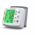 Smyeviva Wrist Blood Pressure Monitors for Home Use Rechargeable Digital BP Machine Cuff with LED Backlit Display and Voice Broadcast
